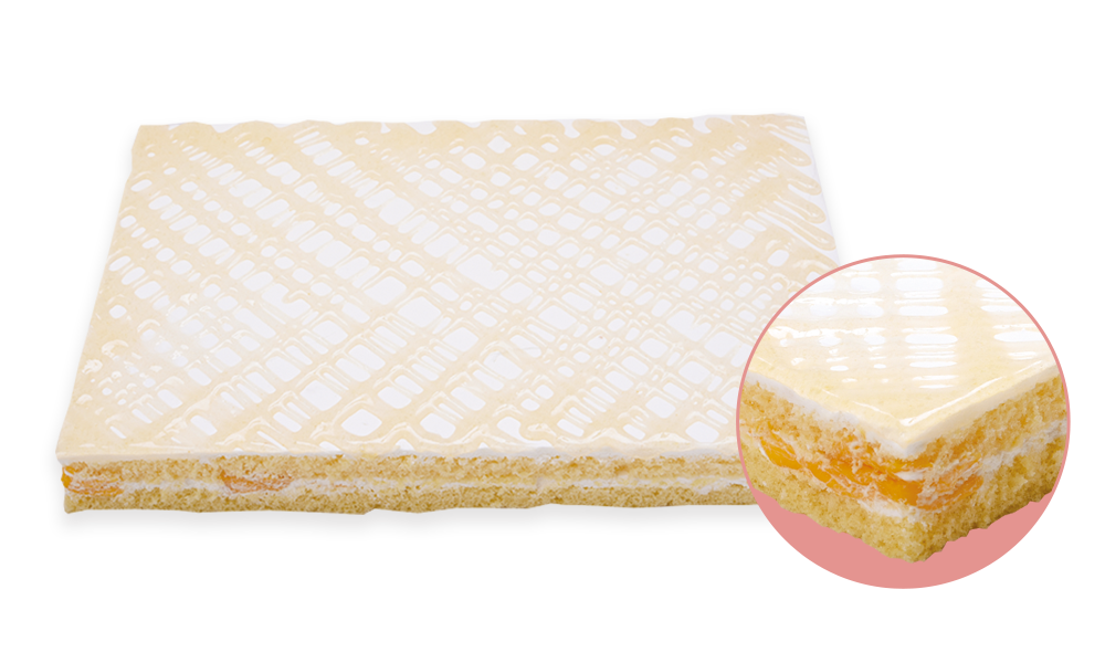 フルーツ黄桃ケーキ