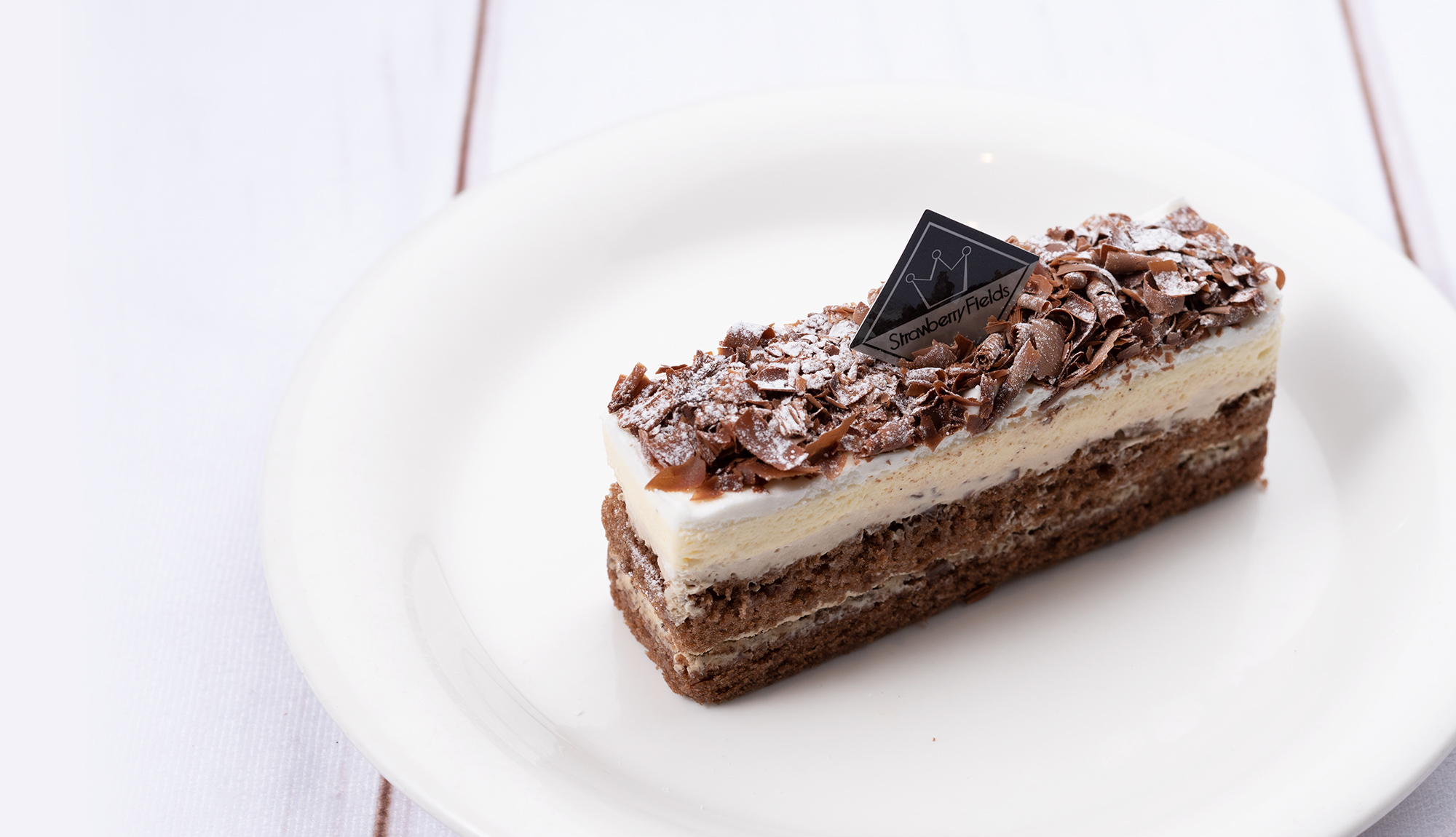 バニラ&珈琲ケーキの写真